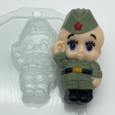 Пластиковая форма "Малыш/Солдат"