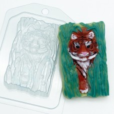 Пластиковая форма "Тигр крадется из тростника"